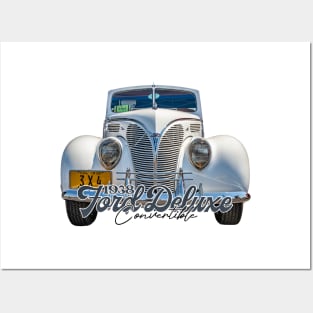 1938 Ford Deluxe Convertible Club Coupe Posters and Art